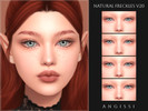 Sims 4 — Natural freckles v20 by ANGISSI — PREVIEWS MADE USING HQ MOD 4 colors